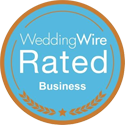 WeddingWire Rated Business
